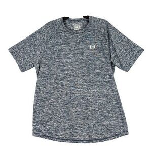 Under Armour Shirt Mens Extra-Large Gray Loose Training Crewneck Gym Workout